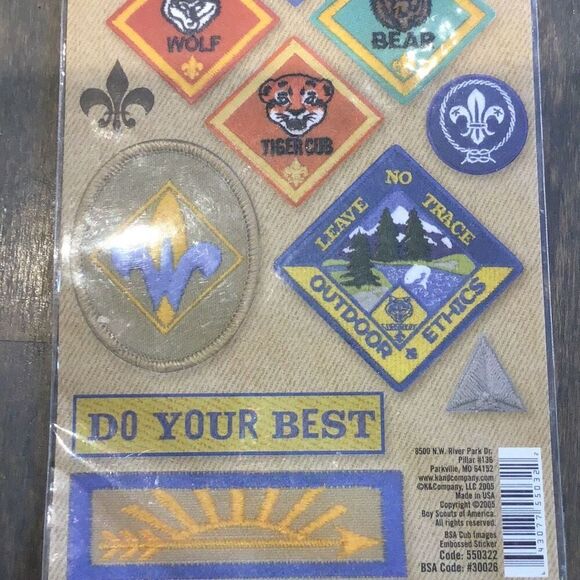 Two packs of vintage Boy Scout of America that book bag stickers - Picture 4 of 8